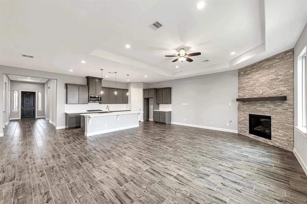 Open-plan interior